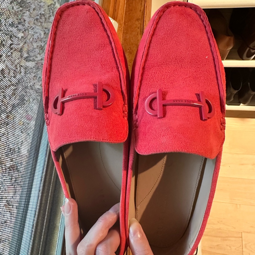Cole Haan Women’s Vibrant Pink Slip-On Loafers